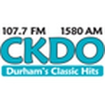 107.7 FM și 1580 AM CKDO – CKDO